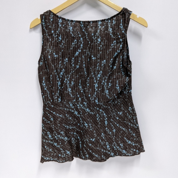 Patagonia Floral Tank Top, Hemp, High-back Tank Top, Ladies 12, Retro / Vintage - Picture 3 of 12